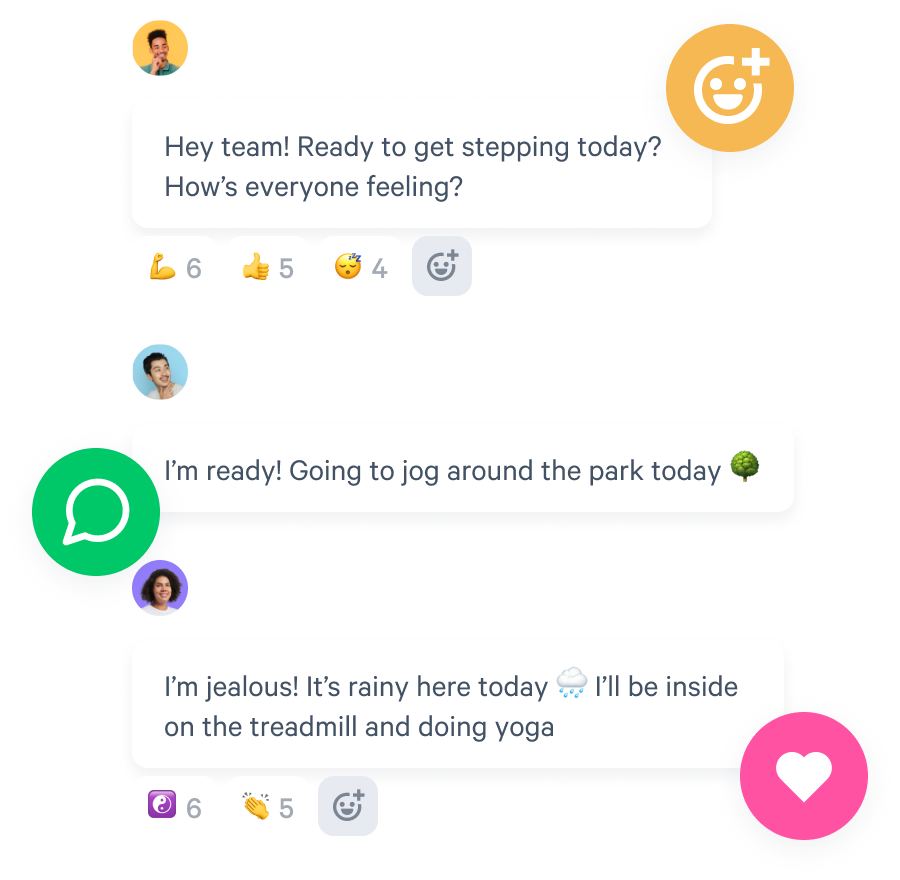 chat messages between multiple users